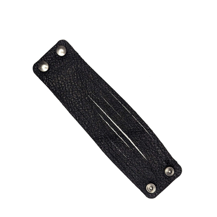 Fringe Leather Bracelet, Black | Brynn Capella, Made in USA, Bracelets, Leather Bracelet, Brynn Capella