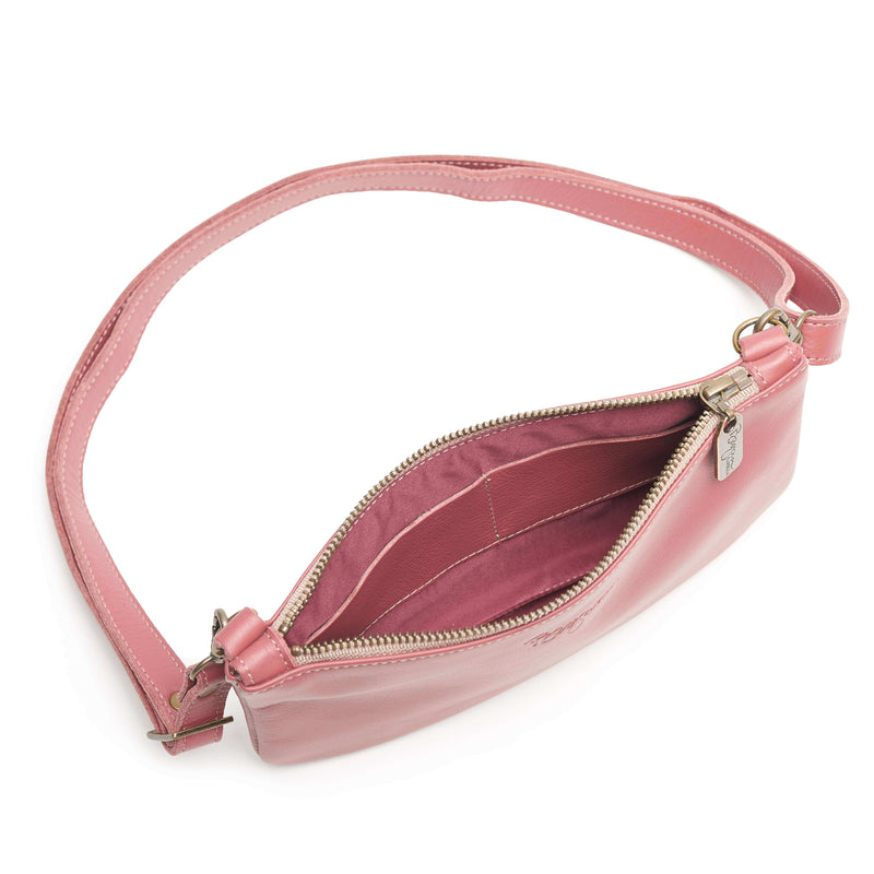 Cher Mini Crossbody - Rosewood - Brynn Capella, Mini Crossbody, made in USA