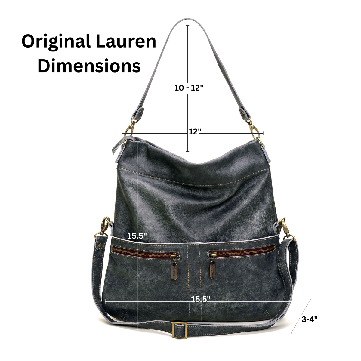 Mini Lauren 6-in-1 Convertible Leather Crossbody Bag - Aquarius