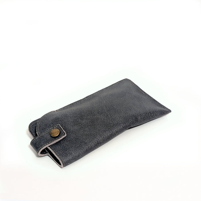 Allison Leather Eyeglass Case - Aquarius