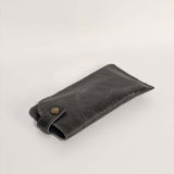 Allison Leather Eyeglass Case - River Rock