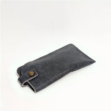 Allison Leather Eyeglass Case - Aquarius