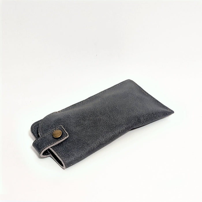 Allison Leather Eyeglass Case - Aquarius
