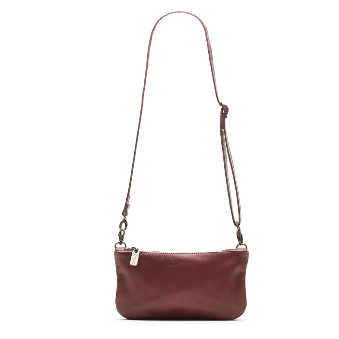 Cher Belt Bag / Crossbody - Merlot - Brynn Capella, Mini Crossbody