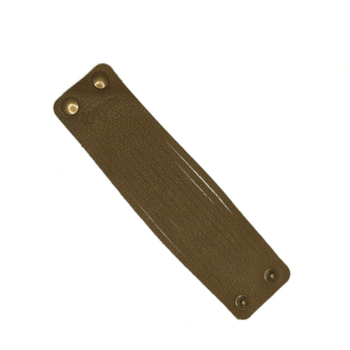 Fringe Leather Bracelet, Olive Green | Brynn Capella, Made in USA, Bracelets, Leather Bracelet, Brynn Capella