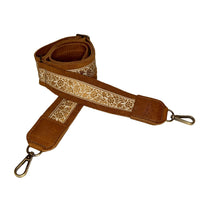 Lizzy Guitar Bag Strap - Mustard Sevret Vine by Brynn Capella, Made in USA