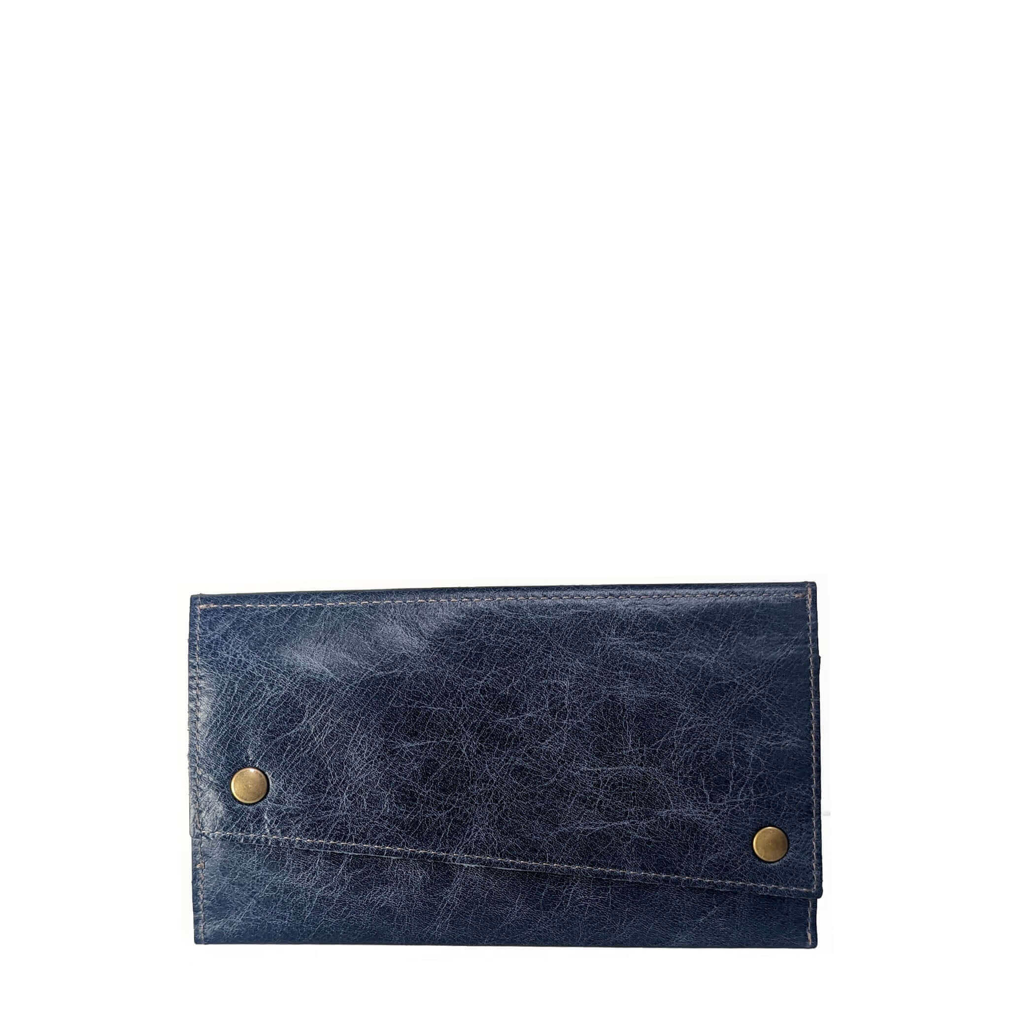 Leather Wallet - Kimerly Tri-fold Design Cape Cod