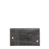 Kimerly Tri-fold Leather Wallet - River Rock