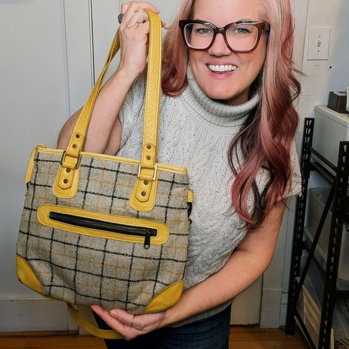Seconds: Vintage Original Samantha Shoulder bag - Palomino Plaid