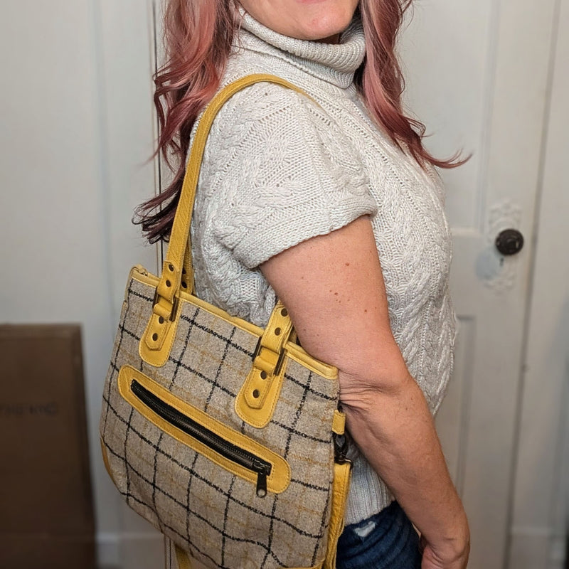 Seconds: Vintage Original Samantha Shoulder bag - Palomino Plaid