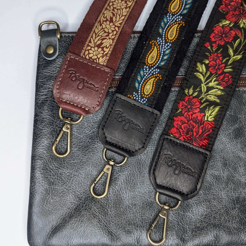 Lizzy Guitar Bag Strap - Maroon Secret Vine