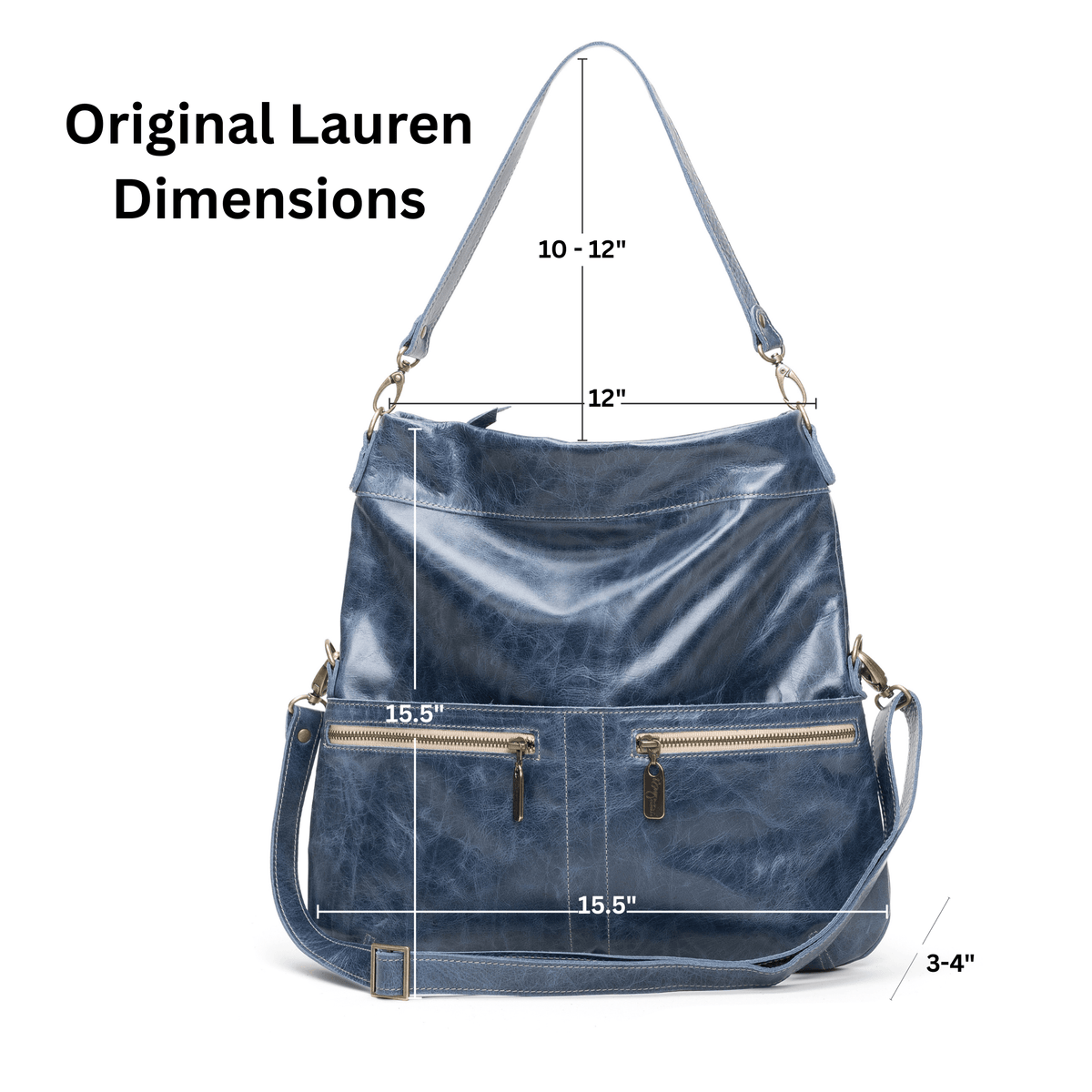 Mini Lauren 6-in-1 Convertible Leather Crossbody Bag - Cape Cod