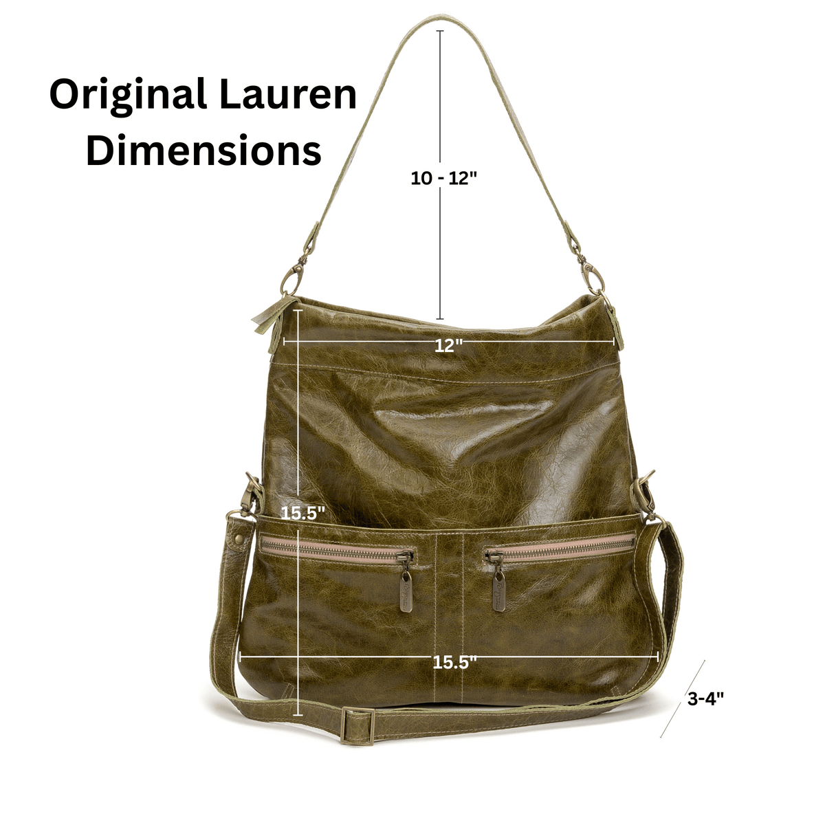 Original Lauren 6-in-1 Leather Crossbody Bag - Happy Trails