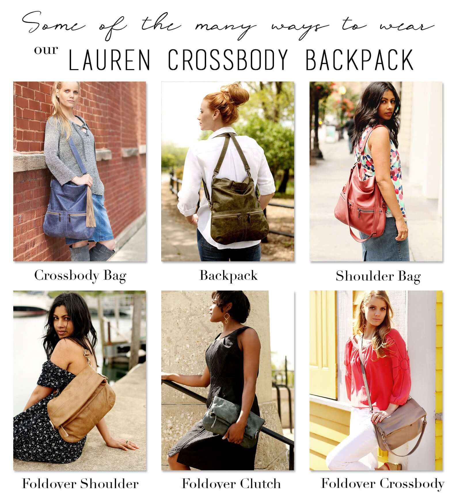 Crossbody and backpack bag hot sale