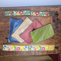 Lizzy Guitar Bag Strap - Evergreen Wildflowers