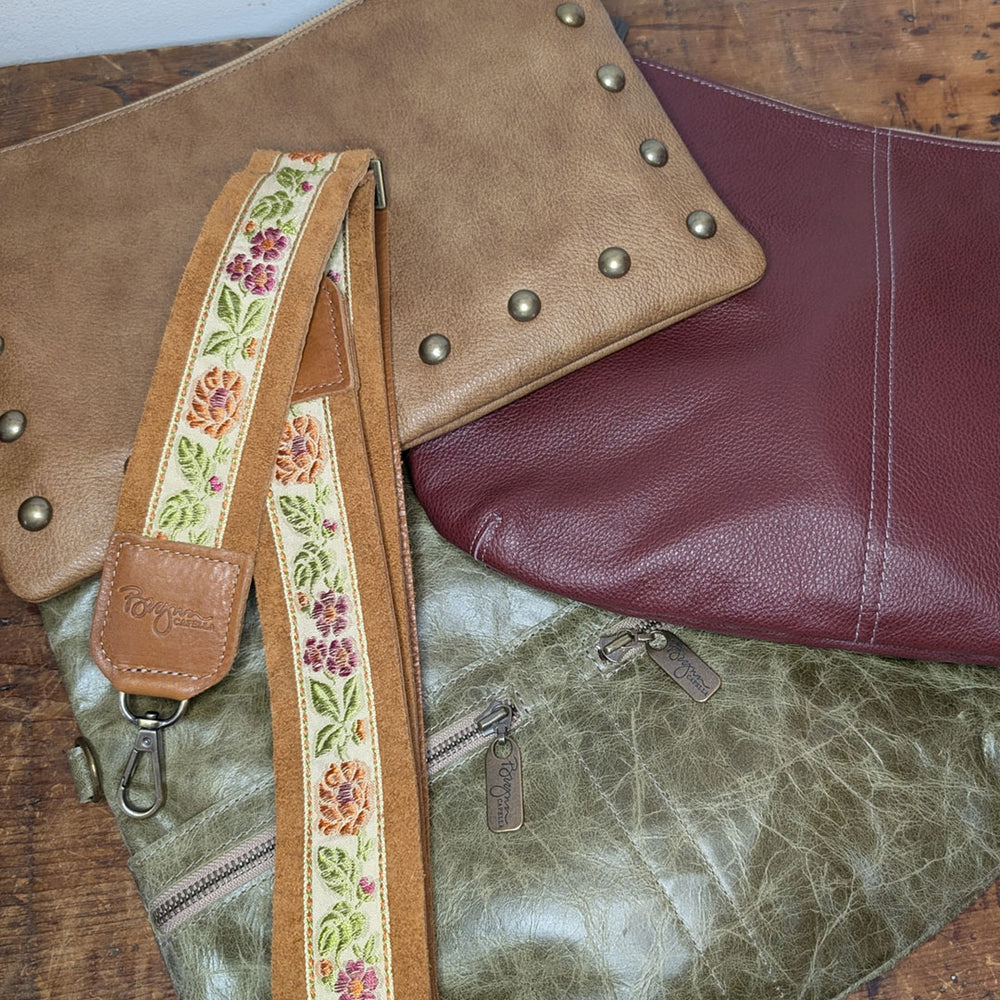 Italian and South American full-grain leather, Brynn Capella Leather Goods, Made in USA, about us