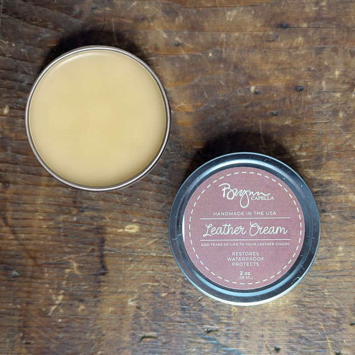 Leather Cream, Made in USA, Brynn Capella