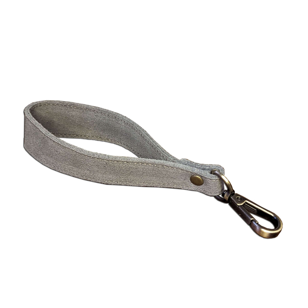 Tommy wrist strap - Grey suede - Brynn Capella, Key Fob