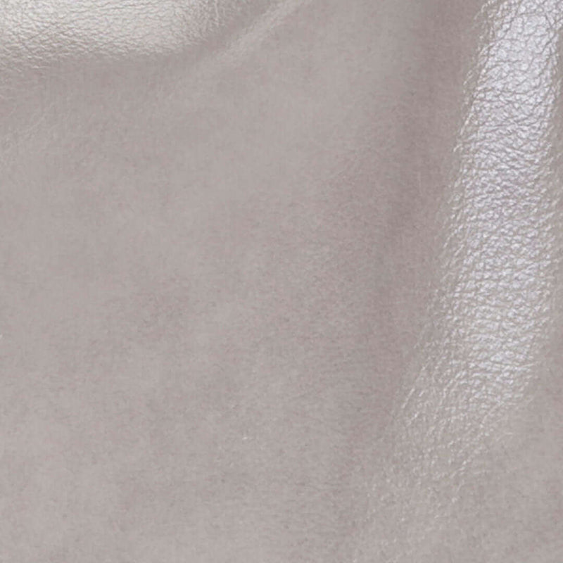 Mini Lauren 6-in-1 Convertible Leather Crossbody Bag - Stone Temple leather texture detail.