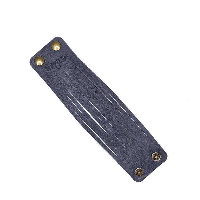 Fringe Leather Bracelet, Bluebell | Brynn Capella, Made in USA, Bracelets, , Brynn Capella