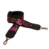 Lizzy Guitar Bag Strap - 70's Pink/Purple Floral