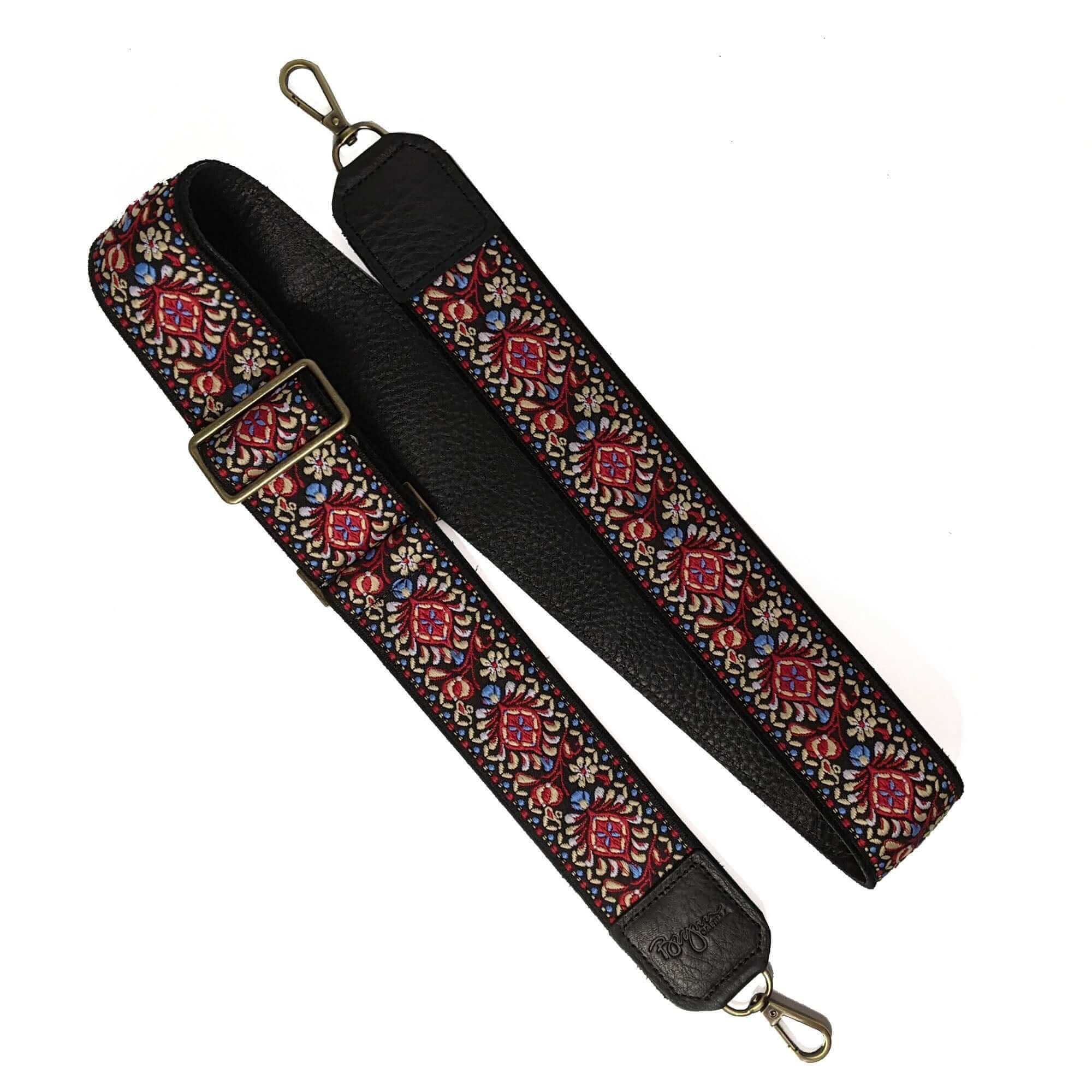 Narrow Embroidered Guitar Straps for Handbags – Modern Millie