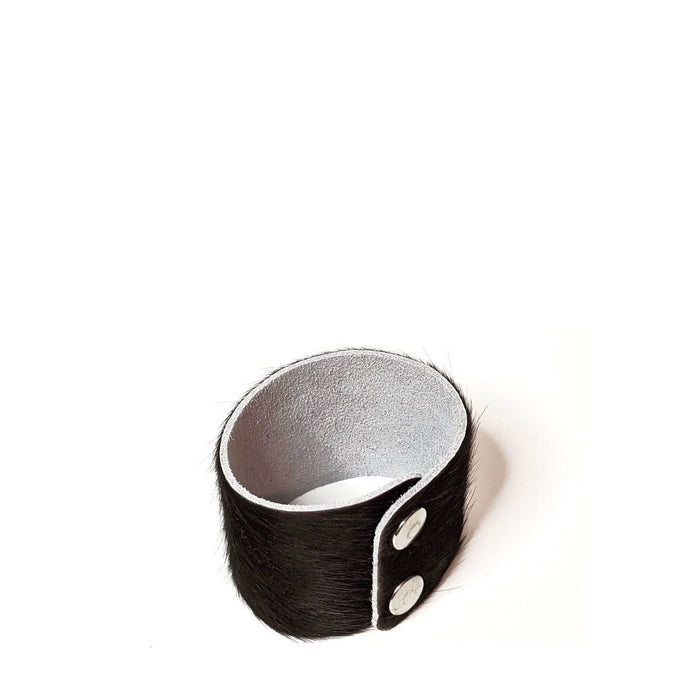 Hairon Bracelet, Black | Brynn Capella, Made in USA Leather Goods, Bracelets, Leather Bracelet, Brynn Capella