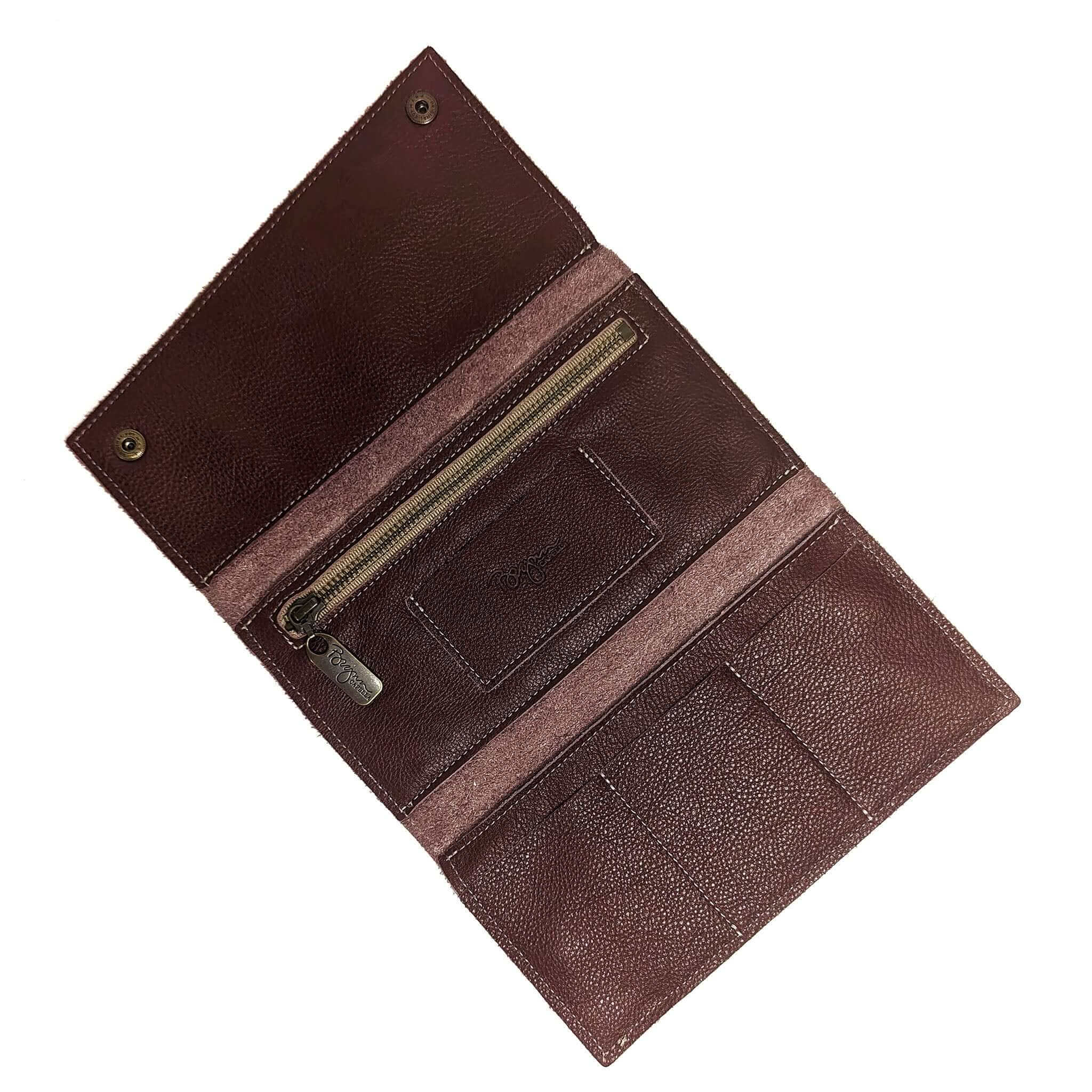 折りたたみ財布 JILLSTUART Key charm decoration cowhide 3-stage half wallet Designer fashion, Seoul-fully created | W Concept