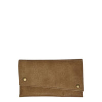 Leather Tri-fold Wallet - Golden Tan - Brynn Capella, leather accessories, usa