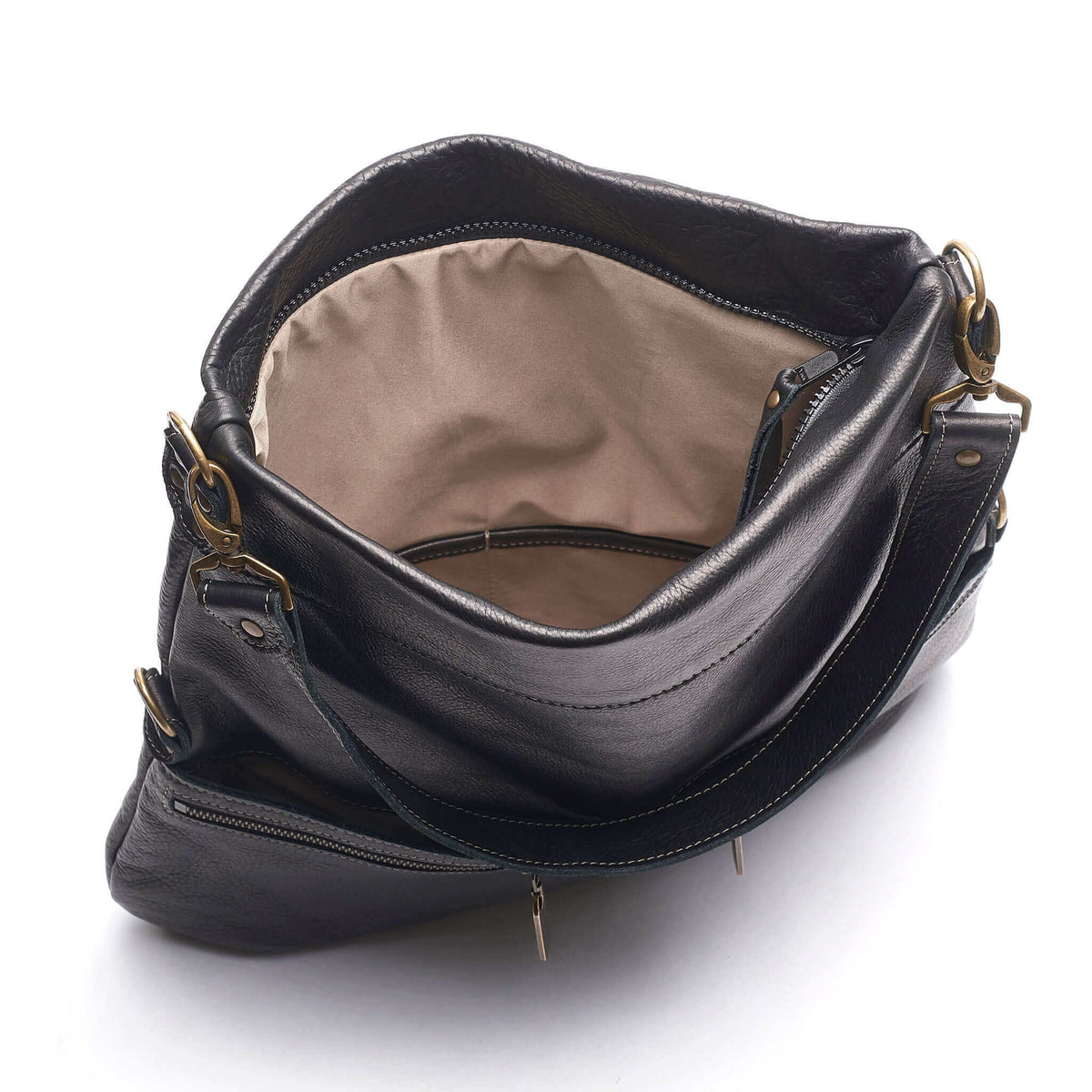 6-in-1 leather crossbody backpack - Brynn Capella, USA