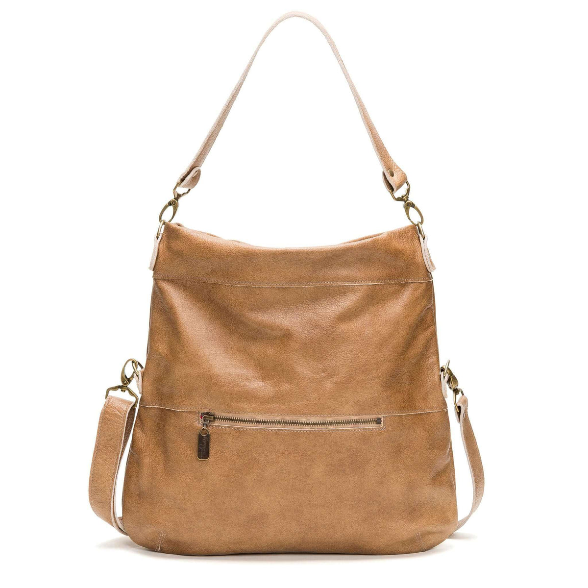 6-in-1 leather crossbody backpack - Brynn Capella, USA by Brynn Capella - Made in USA - Large Crossbody