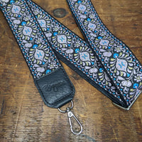 Lizzy Guitar Bag Strap - Lilac Vintage Mosaic