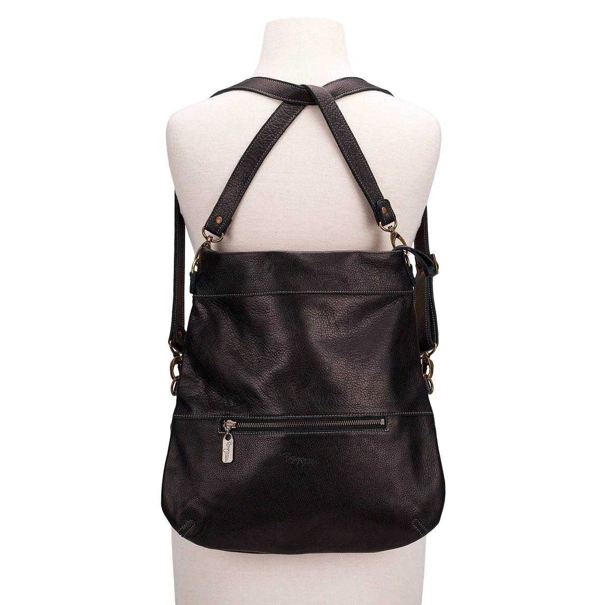 Leather Convertible Backpack Handbag, Best & USA Made