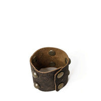 Lexy Studded Bracelet | Brynn Capella, Leather Goods Made in the USA $48 Leather Bracelet accessories, black, brown, Nubuck Leather