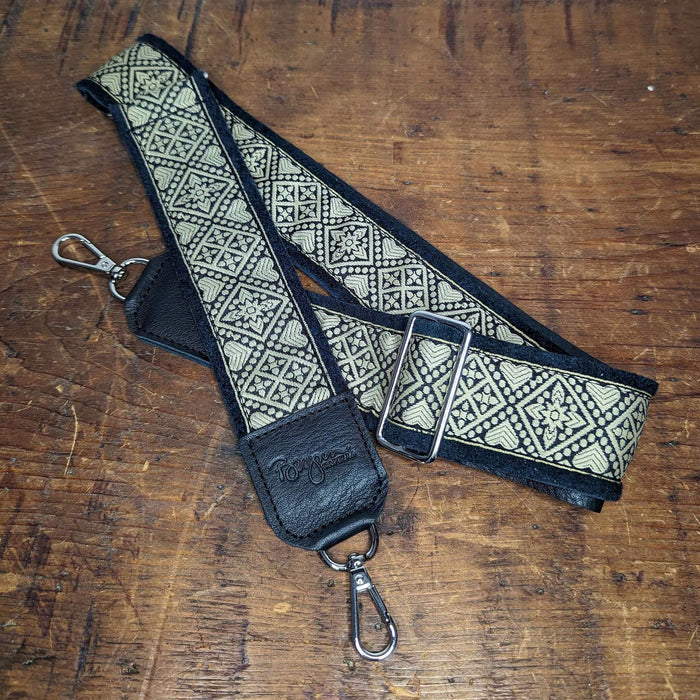 Guitar Purse Strap - Hearts | Brynn Capella, Leather Goods $125 Handbag Strap accessories, best sellers, Favorite